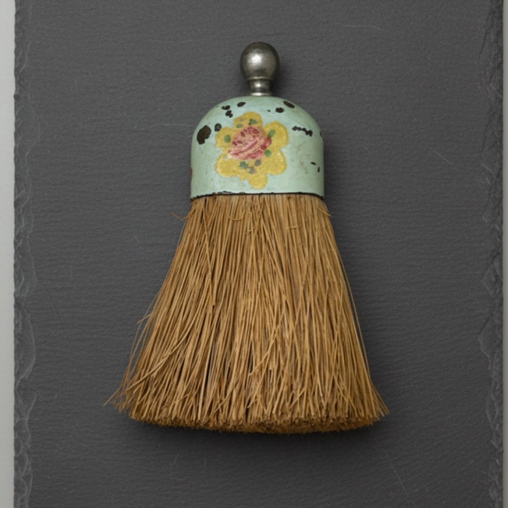 Antique 1920’s Floral Crumb Whisk Broom